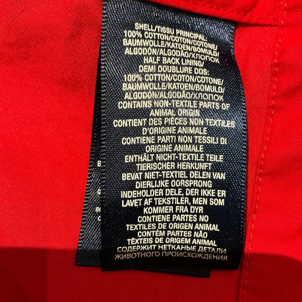 Ralph Lauren Red Trench Coat